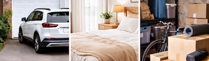 Renting driveways, rooms and storage as passive income for over 50s